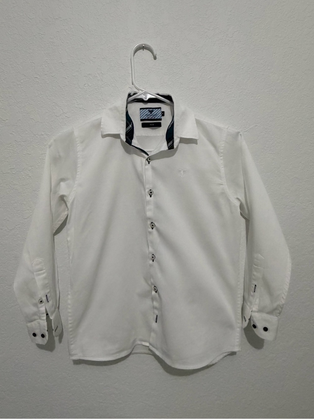 Boys’ White Dress Shirt – Size 8